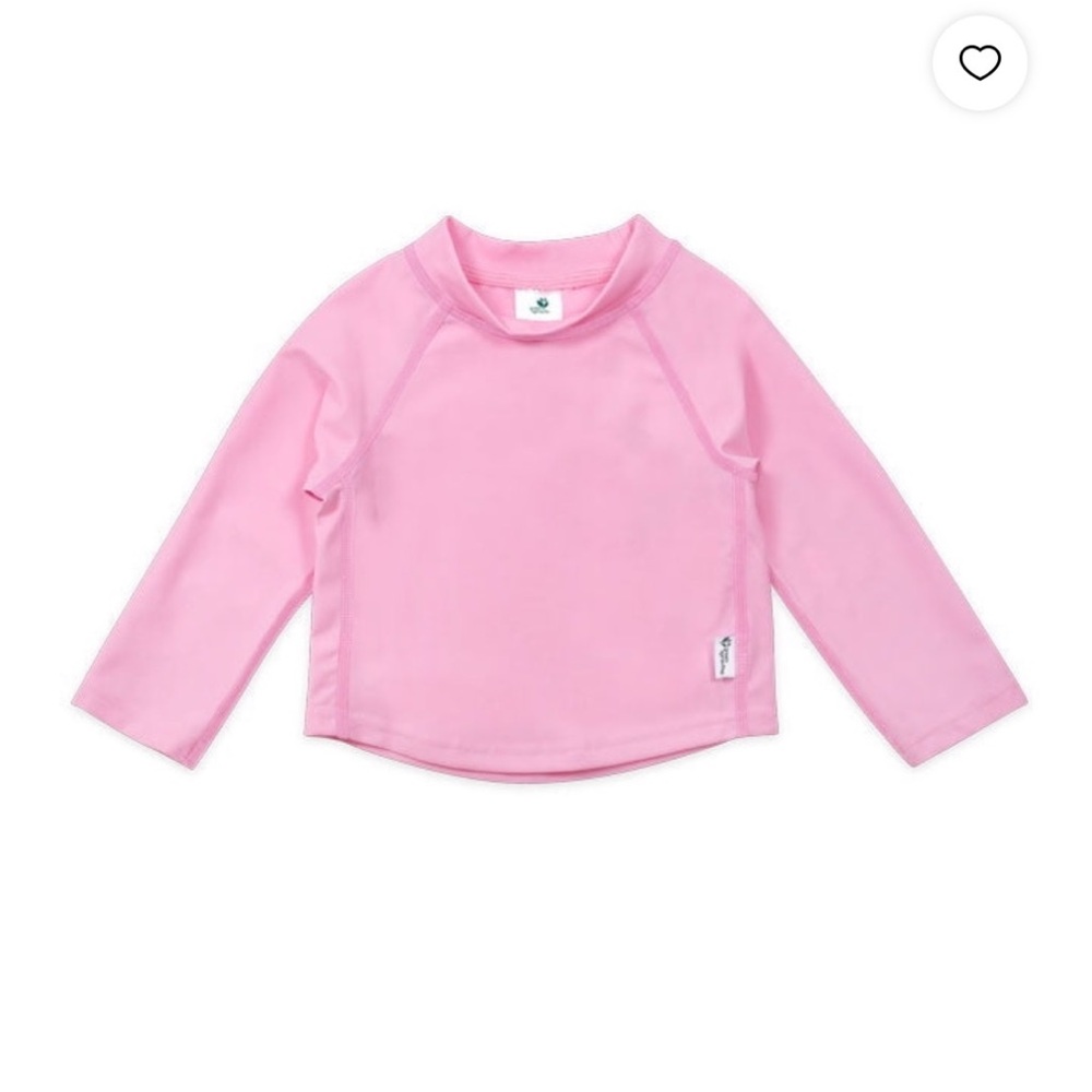 i play.® by green sprouts® Long Sleeve Rashguard in Light Pink